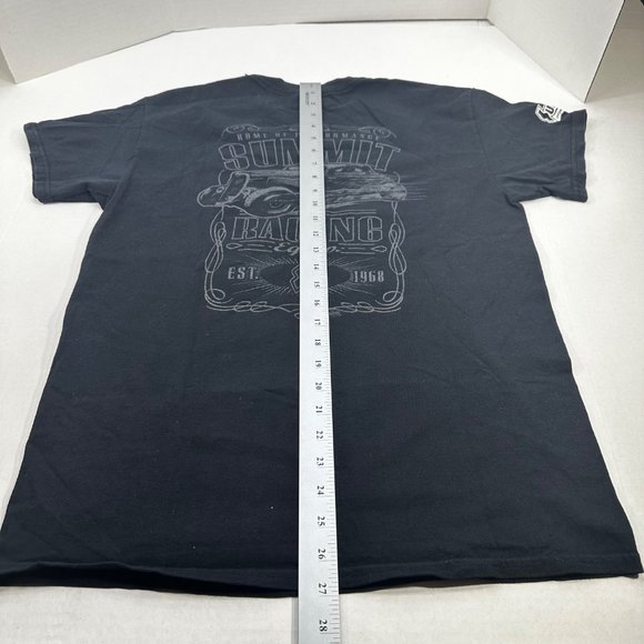 Summit Racing Equipment Men's Size Unknown Tee Shirt Black Preowned - Picture 11 of 11